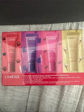 Laneige mini glowy lip balm set